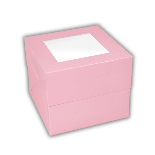 Custom 6 Inch Cake Box with Window