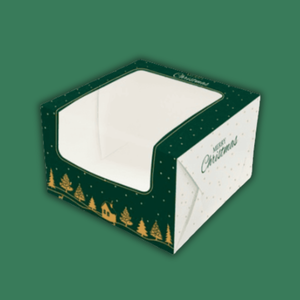 Custom 6 Inch Cake Box with Window