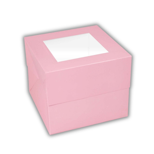 Custom 6 Inch Cake Box with Window