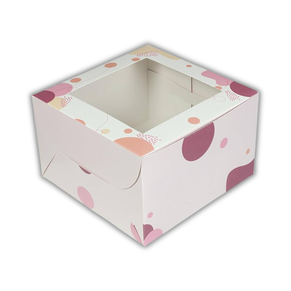 Custom 6 Inch Cake Box with Window