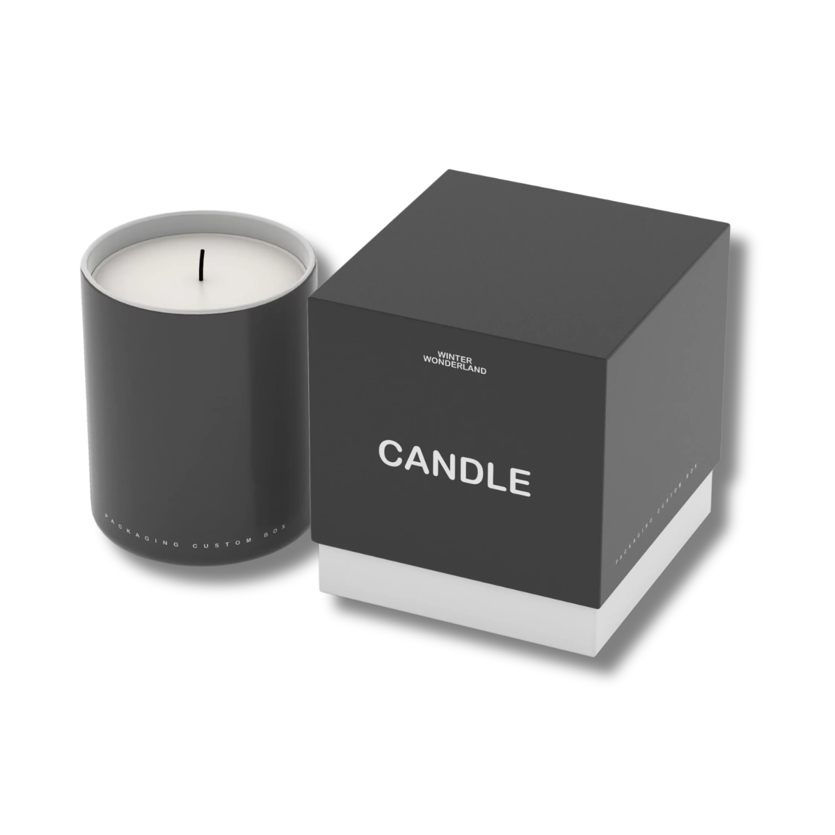 Custom Black Candle Boxes
