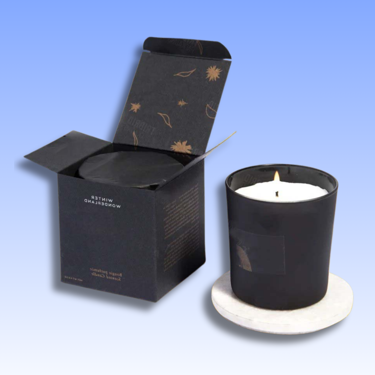 Custom Black Candle Boxes